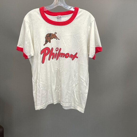 Vintage Philmont Ringer Tee, Kids Large / Women's Medium - Picture 1 of 4